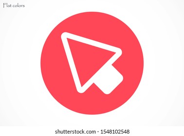 Arrow Icon Vector. Arrow Icon in symbol for your app UI. Vector illustration Undo Redo Arrow Icon. Direction arrow sign. Motion icon