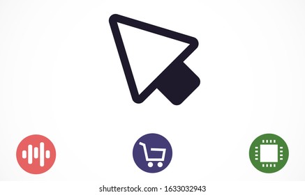 Arrow Icon Vector. Arrow Icon in symbol for your app UI. Vector illustration Undo Redo Arrow Icon. Direction arrow sign. Motion icon