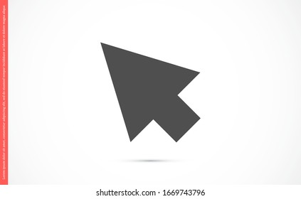 Vector de iconos de flecha. Icono de flecha en el símbolo de la interfaz de usuario de la aplicación. Icono de flecha de rehacer de la ilustración vectorial. Signo de flecha de dirección. Icono de movimiento