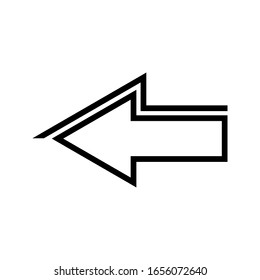 Arrow Icon vector. Arrow Symbols and Icons. on white background
