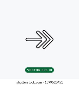 arrow icon vector template design concept