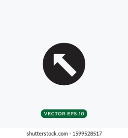 arrow icon vector template design concept