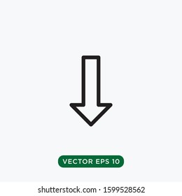 arrow icon vector template design concept