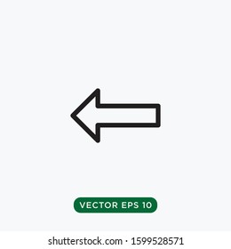 arrow icon vector template design concept