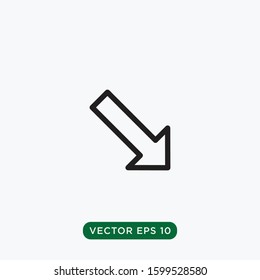 arrow icon vector template design concept