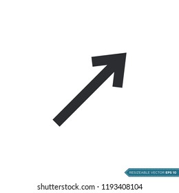 Arrow Icon Vector Template illustration design