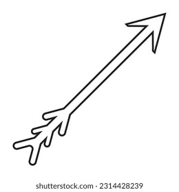 arrow icon vector template illustration logo design