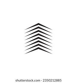 Pfeilsymbol Vektorgrafik-Logo-Design