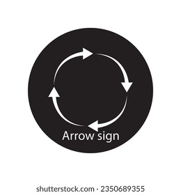 arrow icon vector template illustration logo design