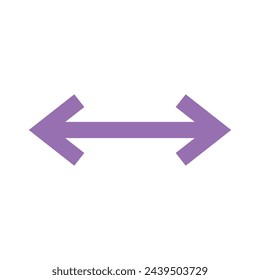 Pfeil-Symbol-Vektor-Vorlage Illustration trendige Design