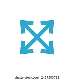 Icono de flecha Plantilla de vectores Ilustración Diseño de moda