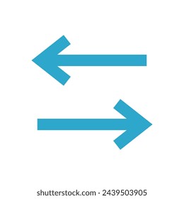 Arrow Icon Vector Template Illustration Trendy Design