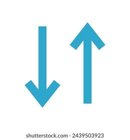 Arrow Icon Vector Template Illustration Trendy Design