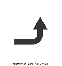 Arrow Icon Vector Template Symbol