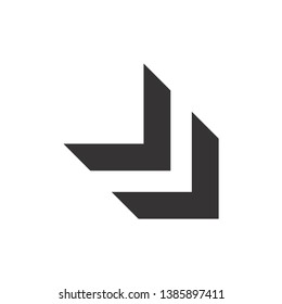 Arrow Icon Vector Template Symbol