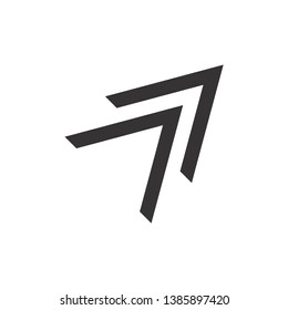 Arrow Icon Vector Template Symbol