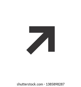 Arrow Icon Vector Template Symbol