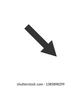 Arrow Icon Vector Template Symbol