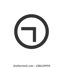Arrow Icon Vector Template Symbol.