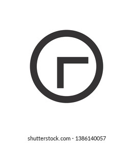 Arrow Icon Vector Template Symbol.