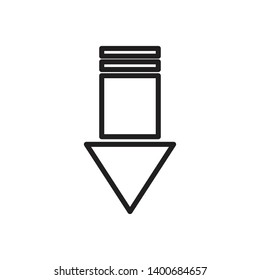 Arrow Icon Vector Template Symbol