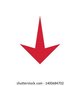 Arrow Icon Vector Template Symbol