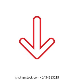 Arrow Icon Vector Template Symbol