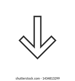 Arrow Icon Vector Template Symbol