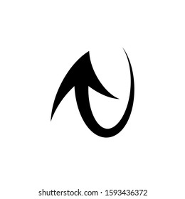 Arrow icon vector in trendy design