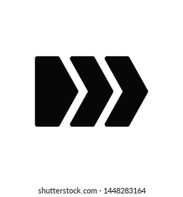 arrow icon vector trendy flat design