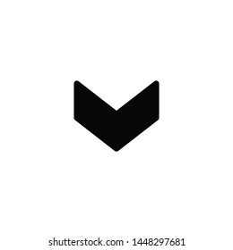 arrow icon vector trendy flat design