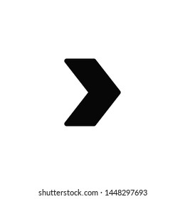 arrow icon vector trendy flat design