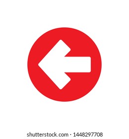 arrow icon vector trendy flat design