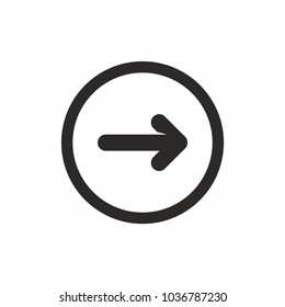 Arrow icon vector. Trendy style