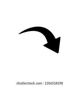 Arrow icon vector. Undo icon. Redo icon. Modern design style on white background.