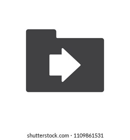 Arrow icon vector for web design and mobile app in flat style