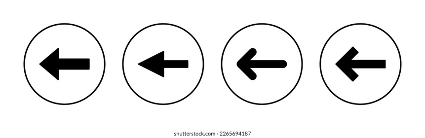 Arrow icon vector for web and mobile app. Arrow sign and symbol for web design.