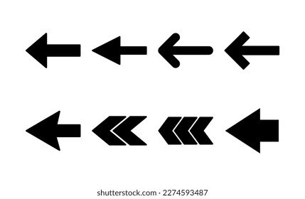 Arrow icon vector for web and mobile app. Arrow sign and symbol for web design.