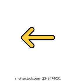 Arrow icon vector for web and mobile app. Arrow sign and symbol for web design.