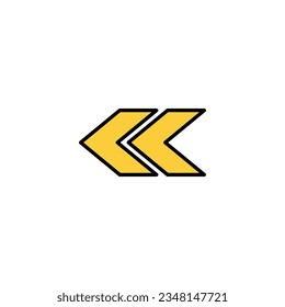 Arrow icon vector for web and mobile app. Arrow sign and symbol for web design.