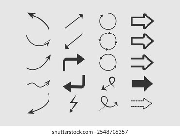 Arrow icon vector for web and mobile app. Arrow sign and symbol for web design.
