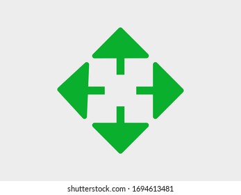Vector de icono de flecha, muchas formas de dirigir la flecha. Símbolo de estilo plano,Icono para aplicaciones, diseño web y digital.Icono de ilustración vectorial para aplicaciones.