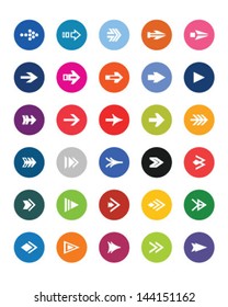 Arrow icon, web design elements-vector illustration