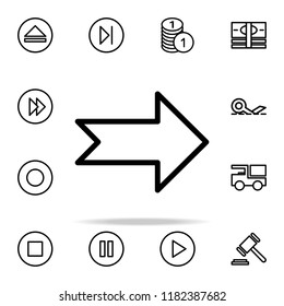 arrow icon. web icons universal set for web and mobile on white background