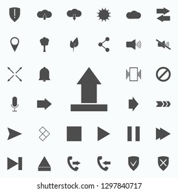 Up arrow icon. web icons universal set for web and mobile