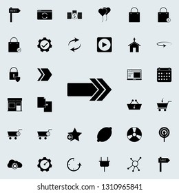 arrow icon. web icons universal set for web and mobile on white background