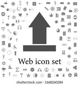 Up arrow icon. web icons universal set for web and mobile