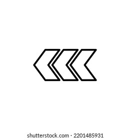 Arrow icon for web and mobile app. Arrow sign and symbol for web design.