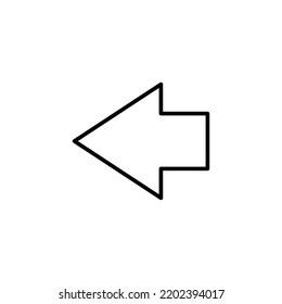 Arrow icon for web and mobile app. Arrow sign and symbol for web design.