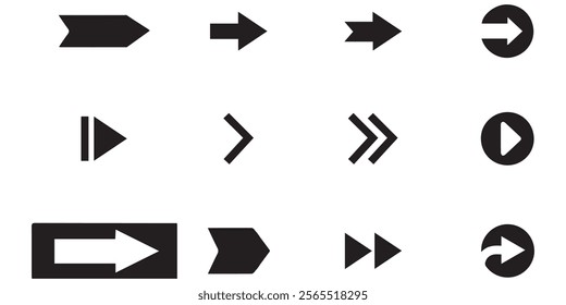 arrow icon with whit background. isolated direction vector arrow set design. up down right double icon group set arrows.